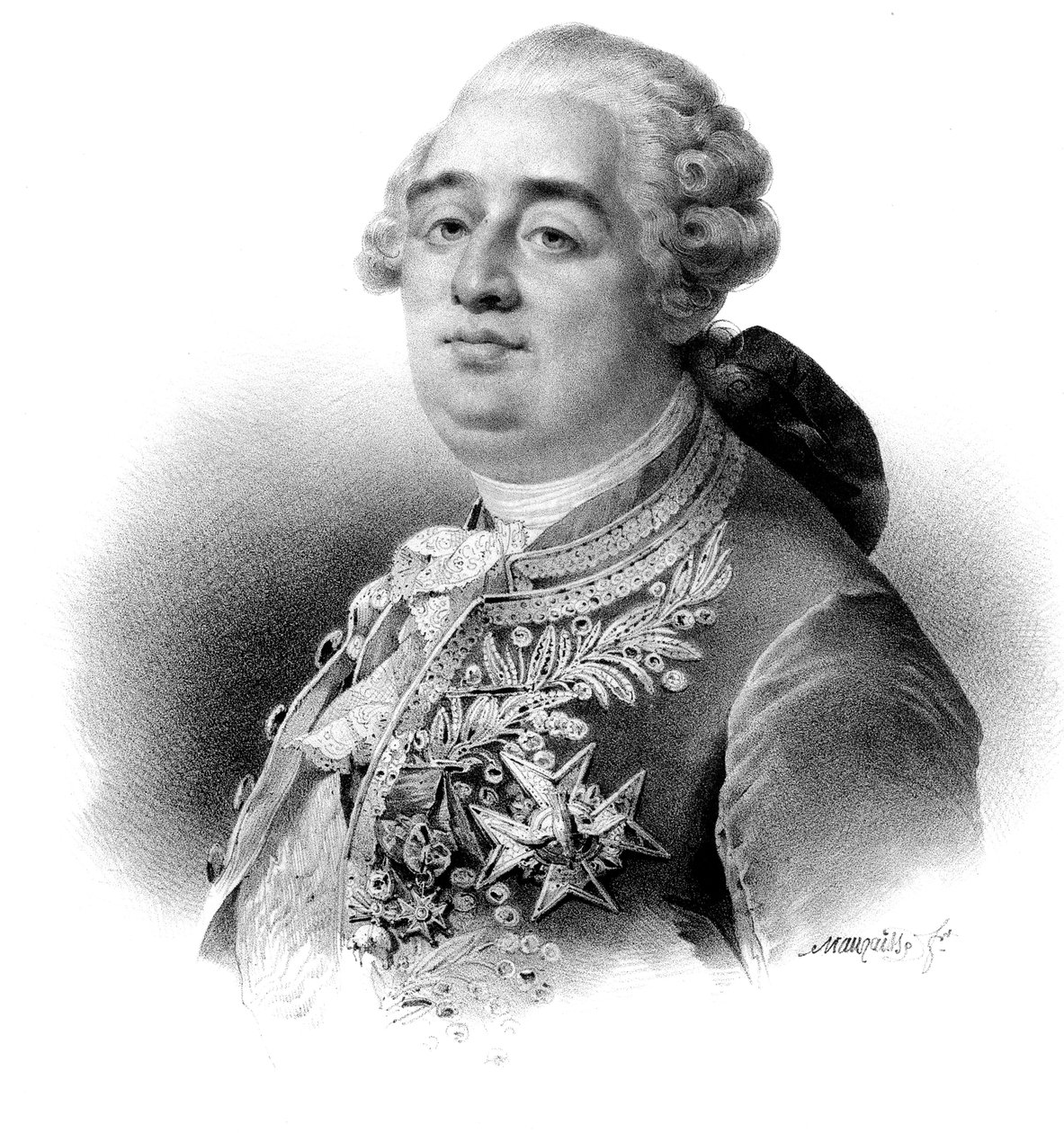 Ludvig XVI, kung av Frankrike, 1816 av Unbekannt