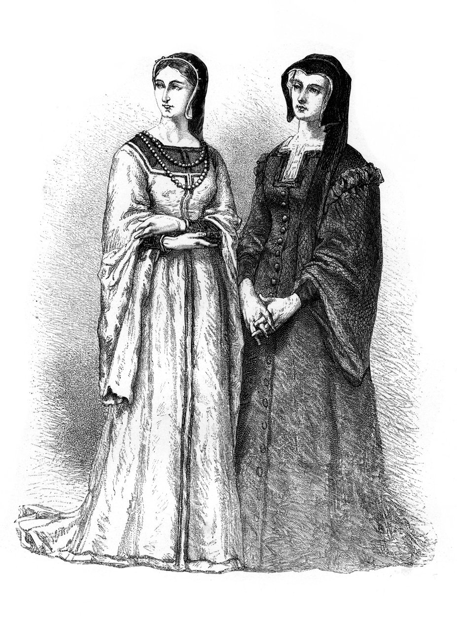 Louise av Savojen och Marguerite av Valois, 1800-talet av Unbekannt