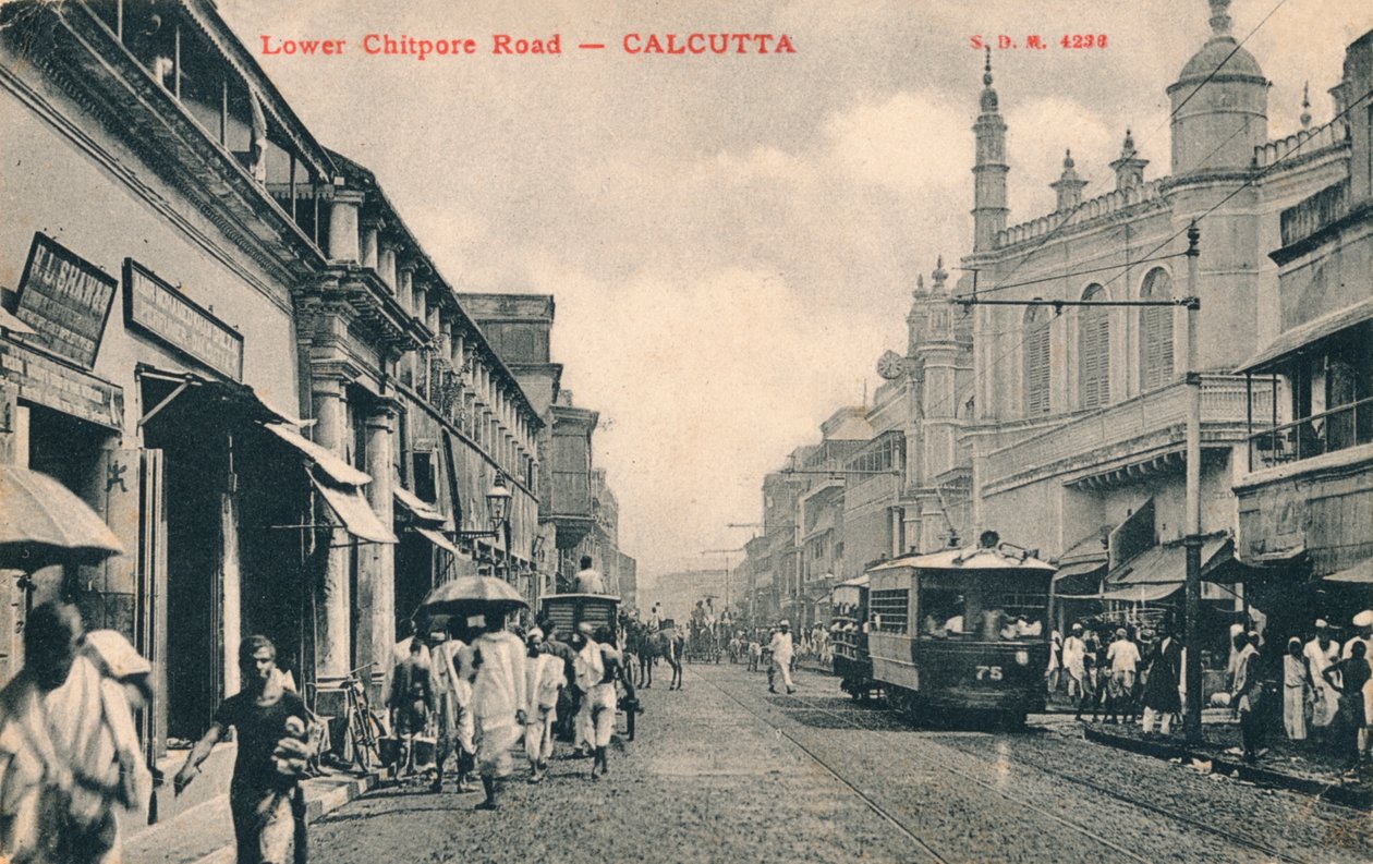 Lower Chitpore Road - Calcutta, c1910 av Unbekannt