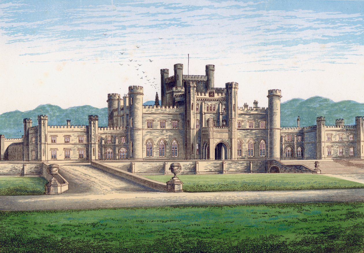 Lowther Castle, Cumbria, sent 1800-tal av Unbekannt