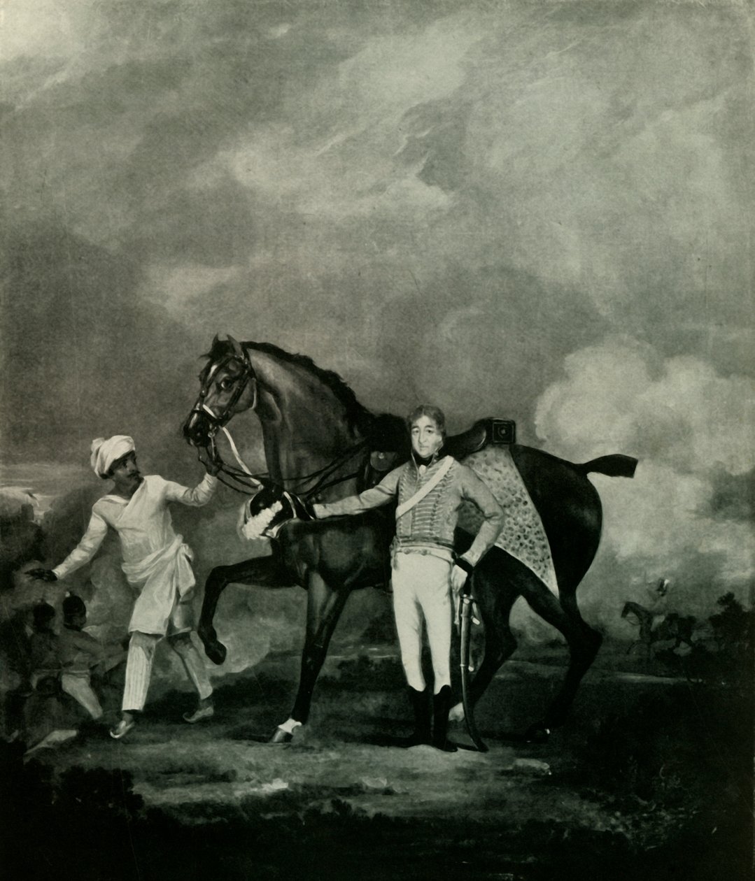 Överstelöjtnant. F. A. Daniell i kroppsvaktens uniform, 1802-1806, 1925. av Unbekannt