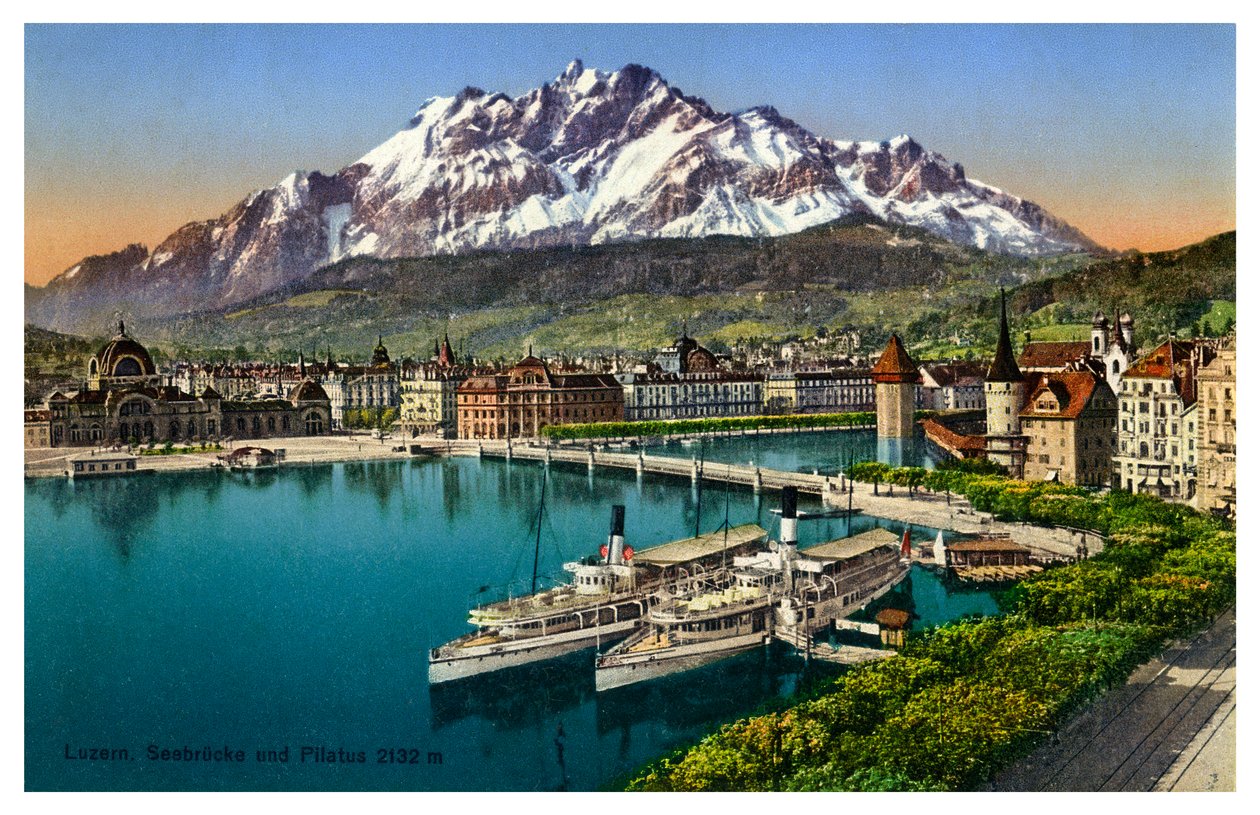 Luzern, Schweiz, 1900-talet av Unbekannt