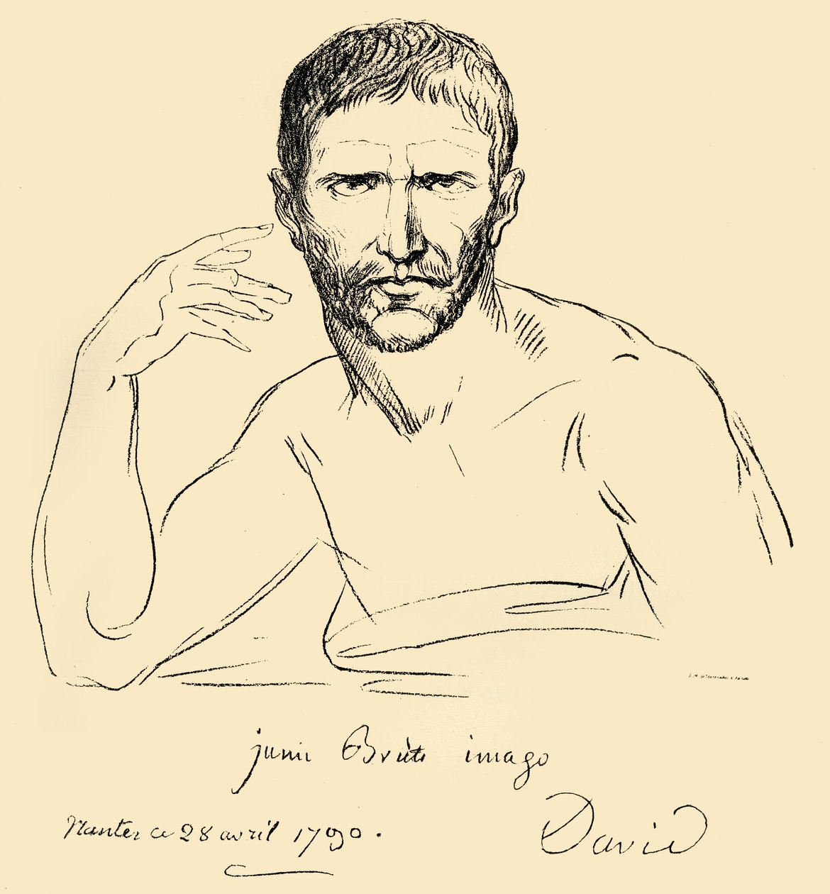 Lucius Junius Brutus, 1790, 1903 av Unbekannt