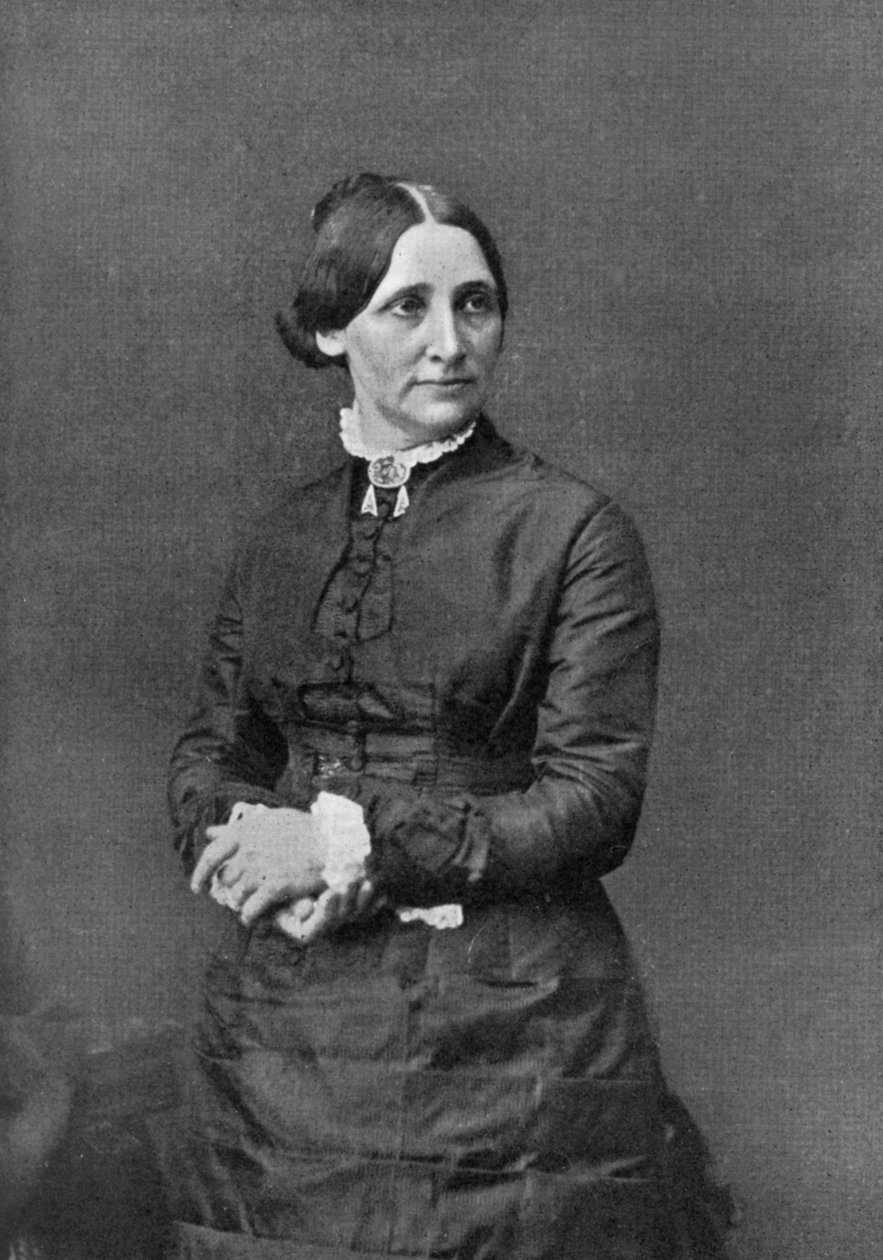 Lucy Webb Hayes, hustru till den amerikanske presidenten Rutherford B Hayes, 1800-talet, 1908 av Unbekannt