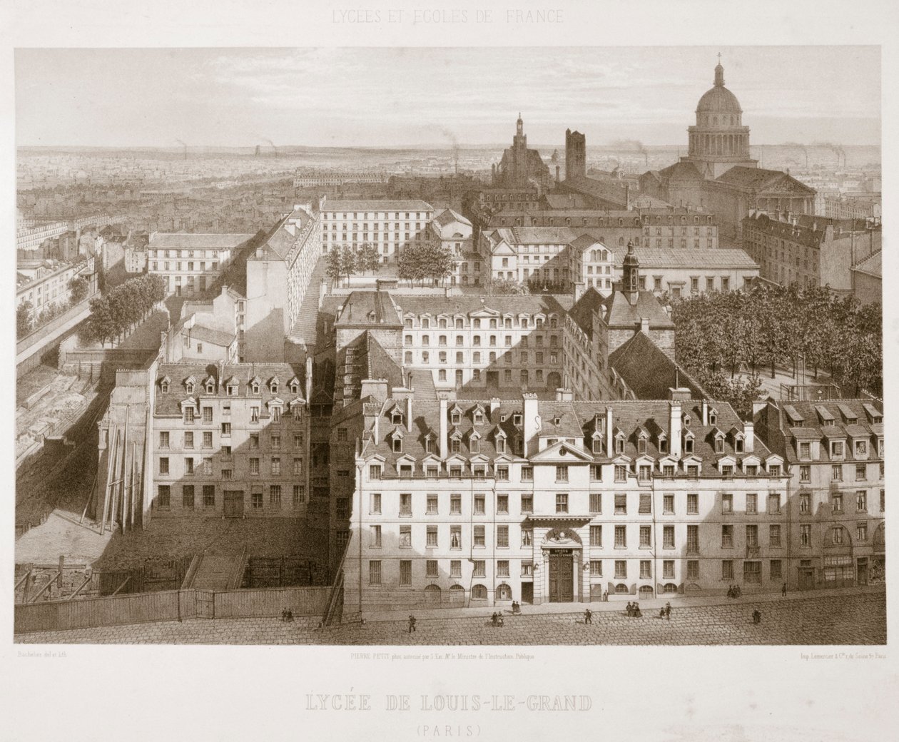 Lycée av Louis-le-Grand, Paris, 1867 av Unbekannt