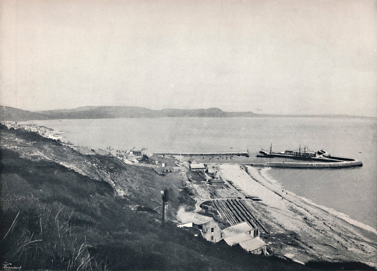 Lyme Regis - The Harbour, 1895 av Unbekannt
