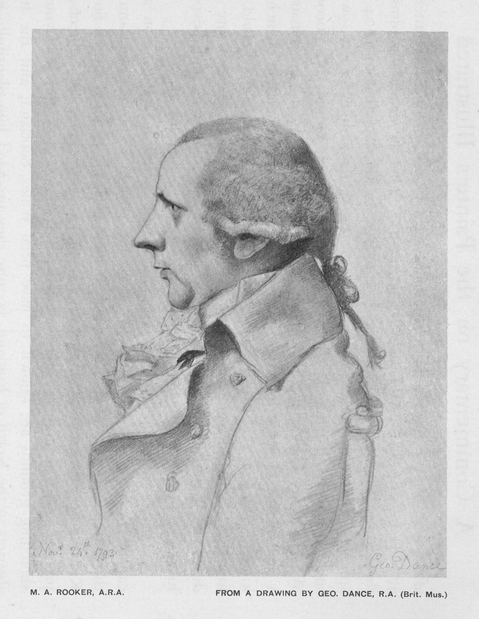 M.A. Rooker, A.R.A., 1793, c1900. av Unbekannt