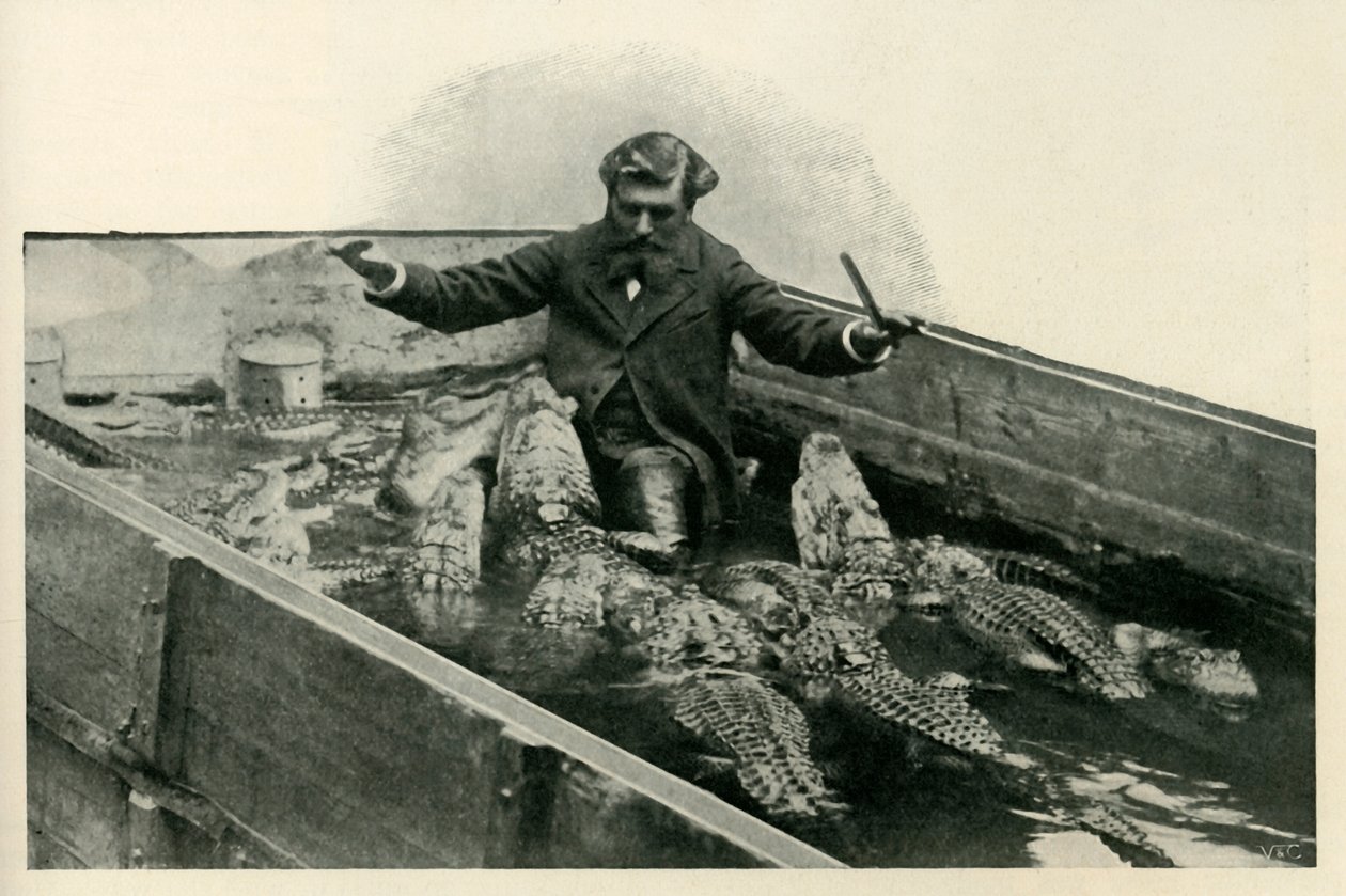 M. Pernelet och hans husdjur, 1902. av Unbekannt