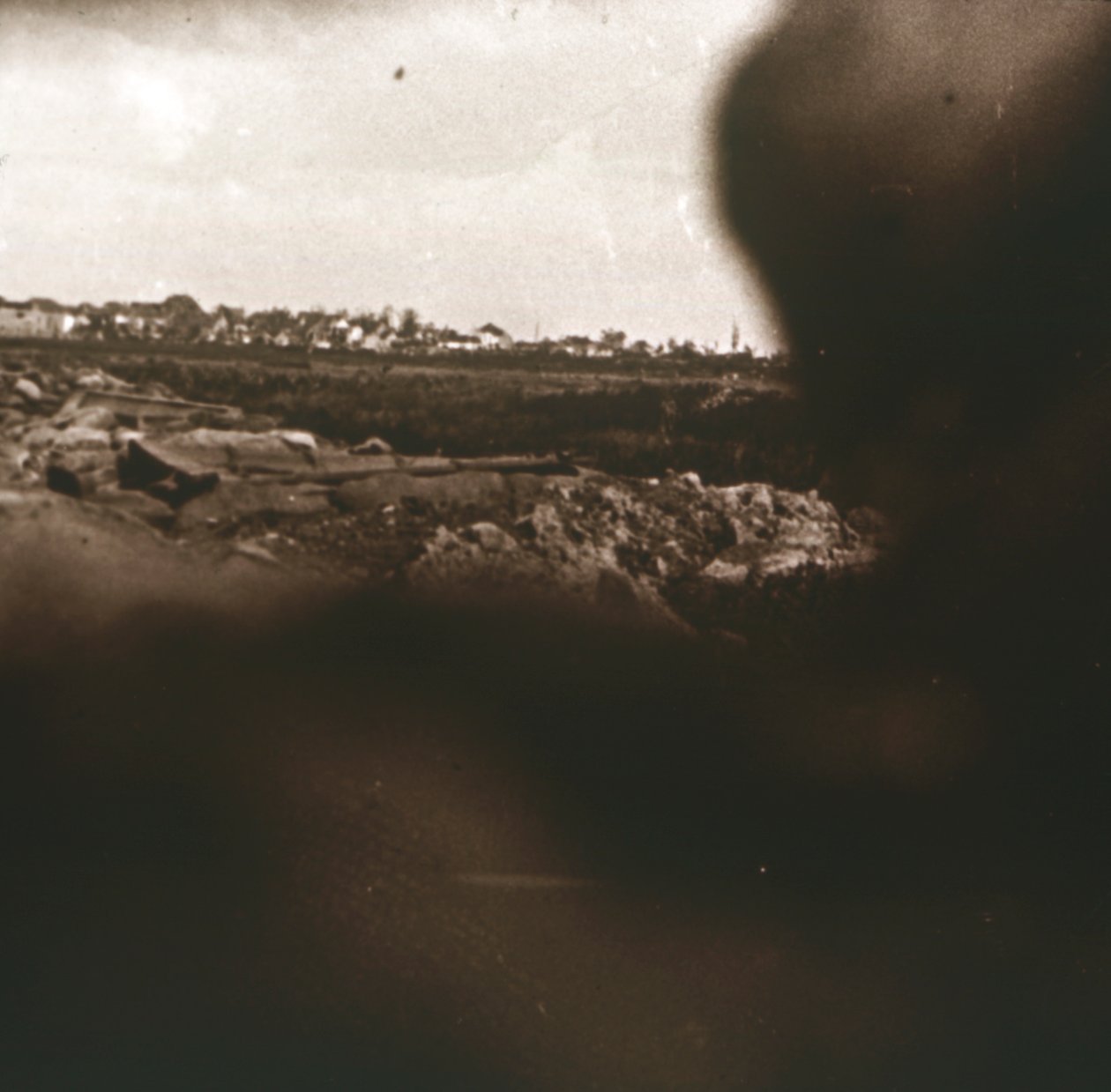 Maskingevärsskydd, Diksmuide, Belgien, c1914-c1918 av Unbekannt