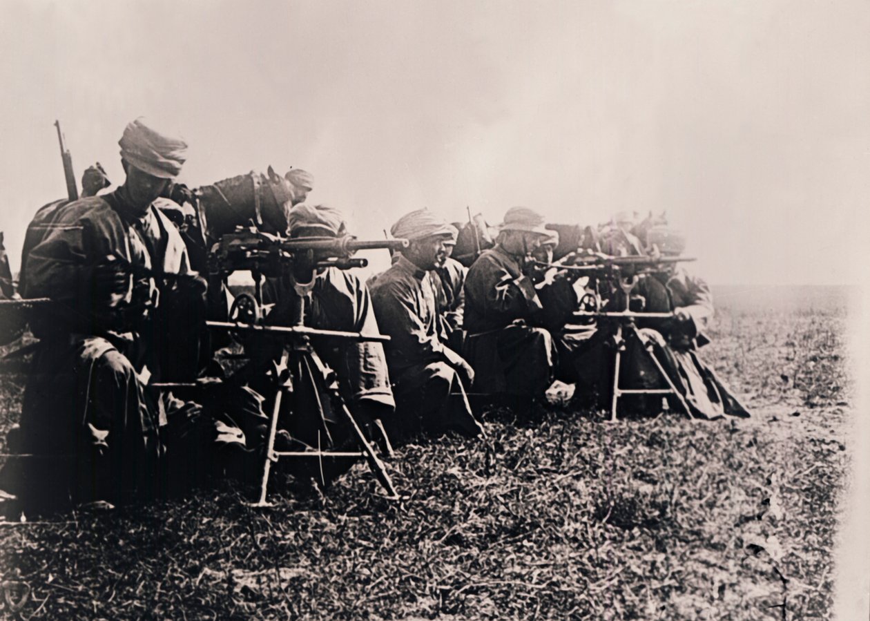 Maskingevärsskyttar, c1914-c1918 av Unbekannt
