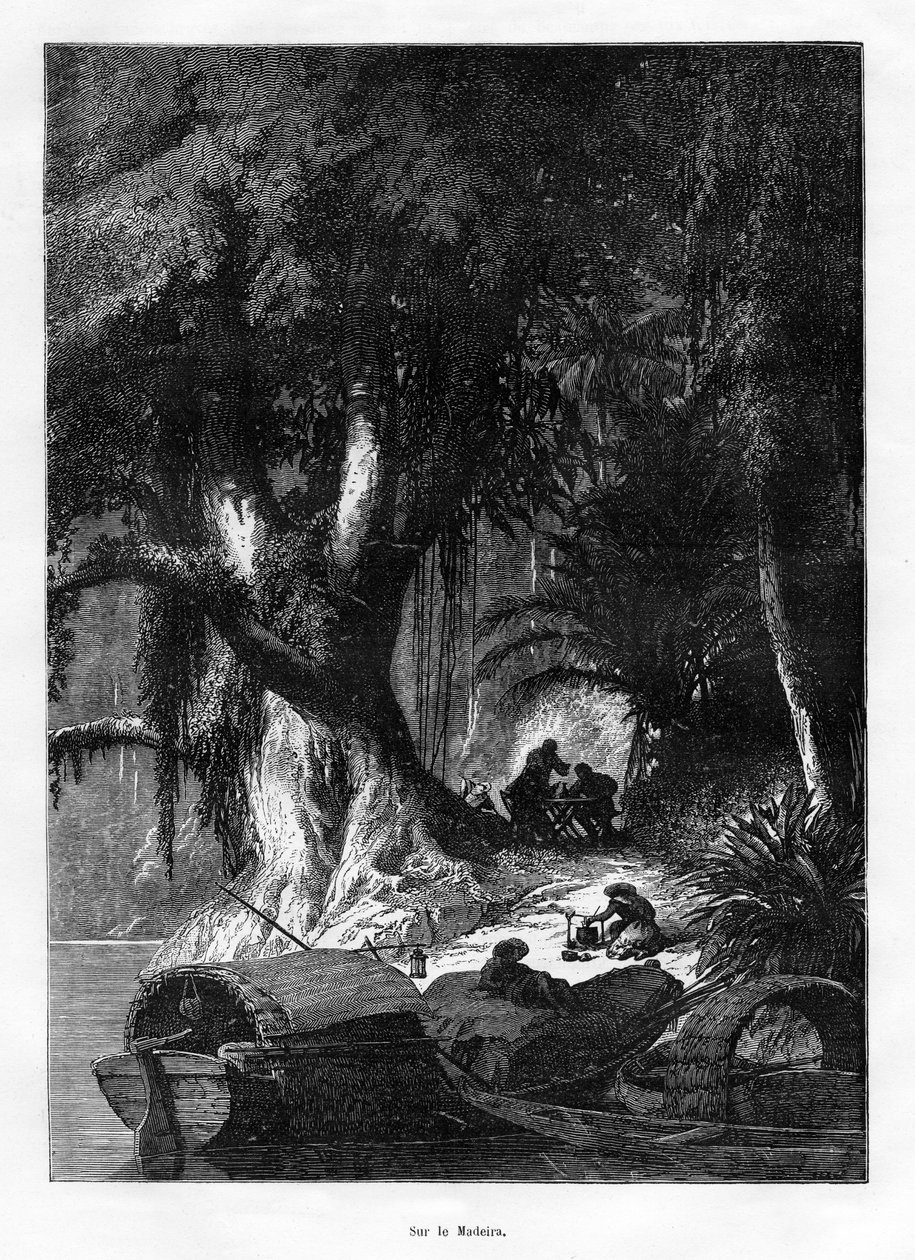 Madeirafloden, Sydamerika, 1800-talet av Unbekannt