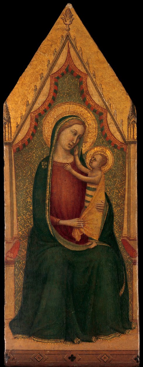 Madonna and Child Enthroned, ca. 1335-39. av Unbekannt