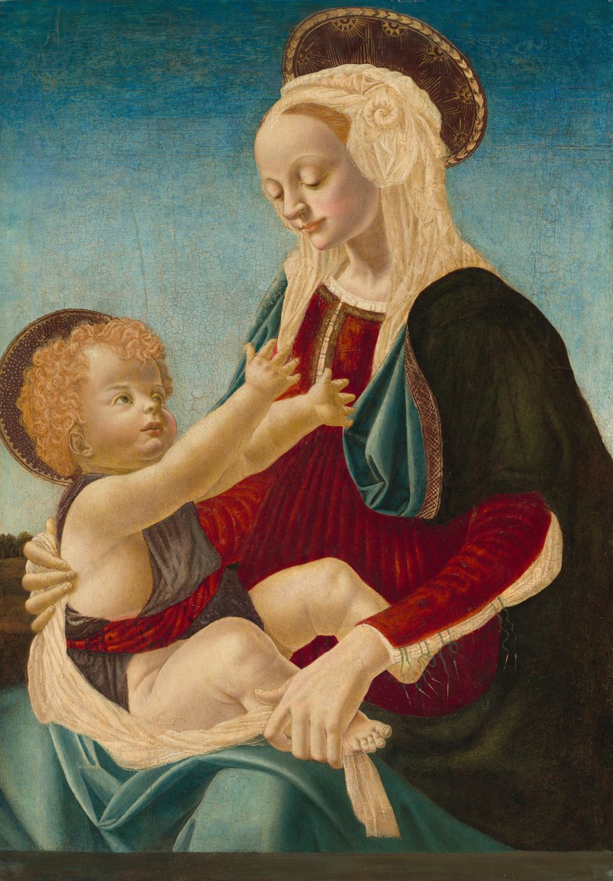 Madonna och barn, ca. 14701480. av Unbekannt