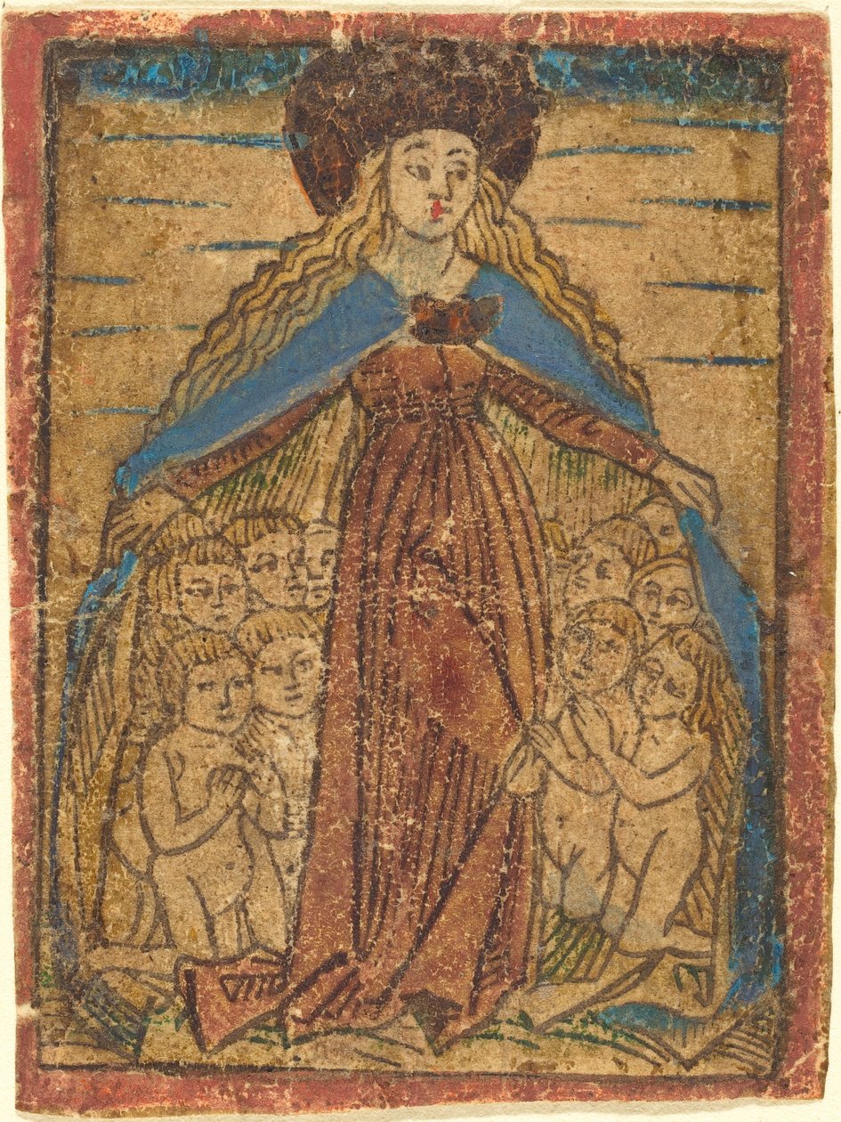 Madonna som beskyddare, ca. 14701480. av Unbekannt