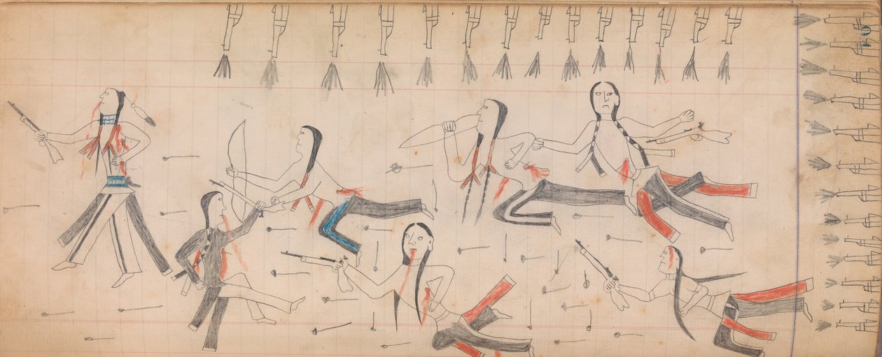 Maffet Ledger: Ritning, ca. 1874-81. av Unbekannt