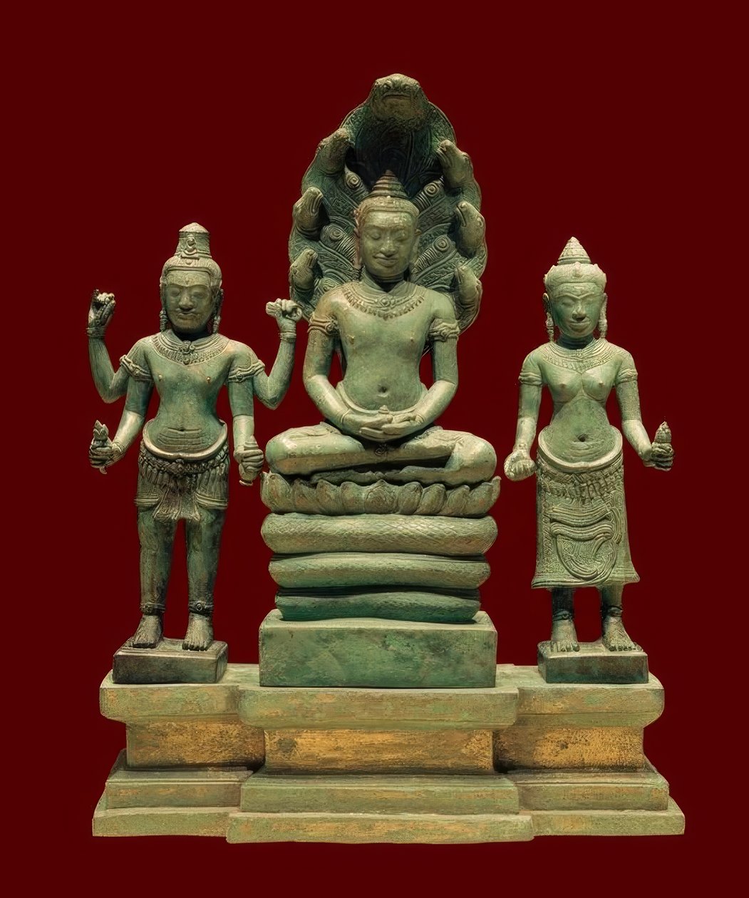 Mahayana buddhistisk triad av Unbekannt
