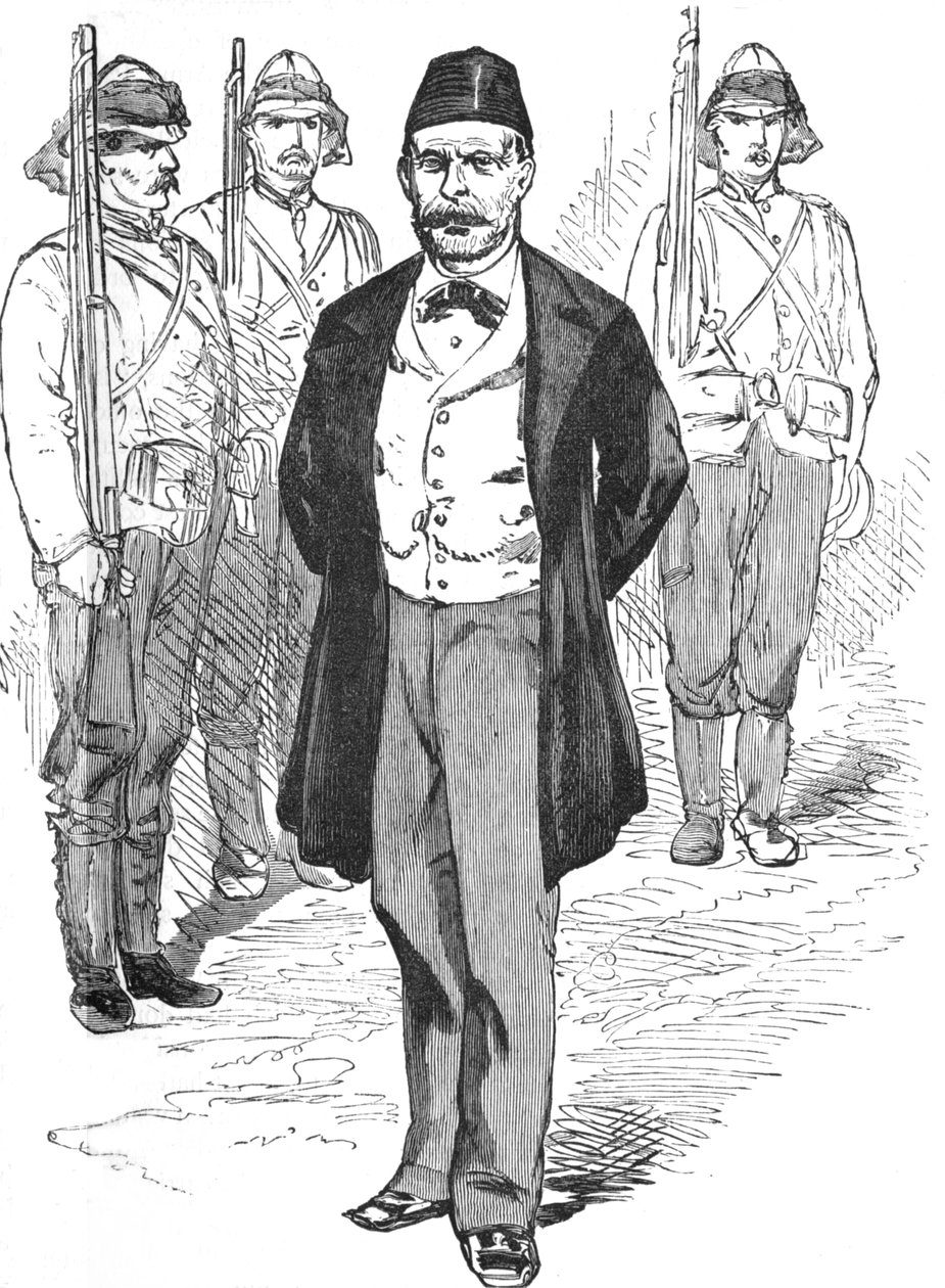 Mahmoud Fehmy, chef för Arabis-staben, c1882 av Unbekannt