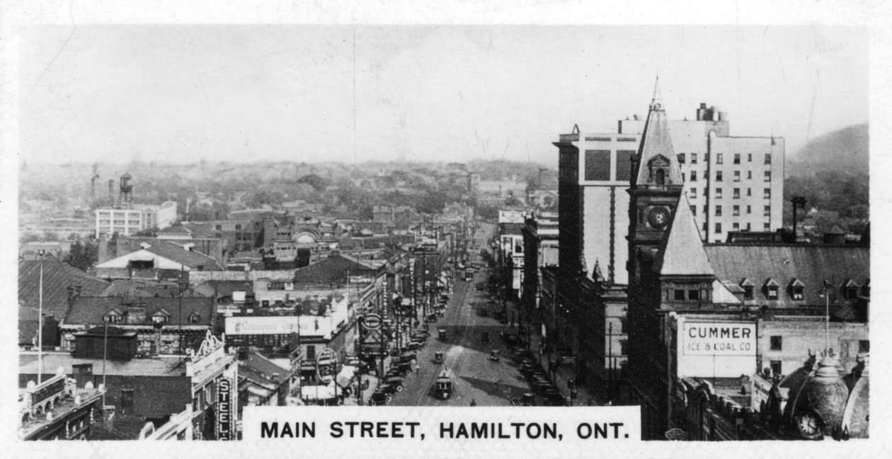 Main Street, Hamilton, Ontario, Kanada, c1920-talet av Unbekannt