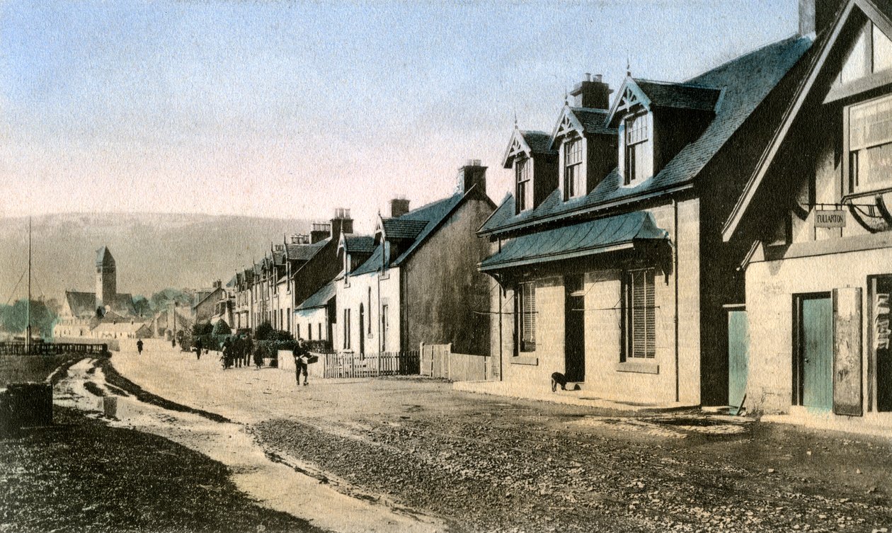 Main Street, Lamlash, Isle of Arran, Skottland, 1900-talet av Unbekannt