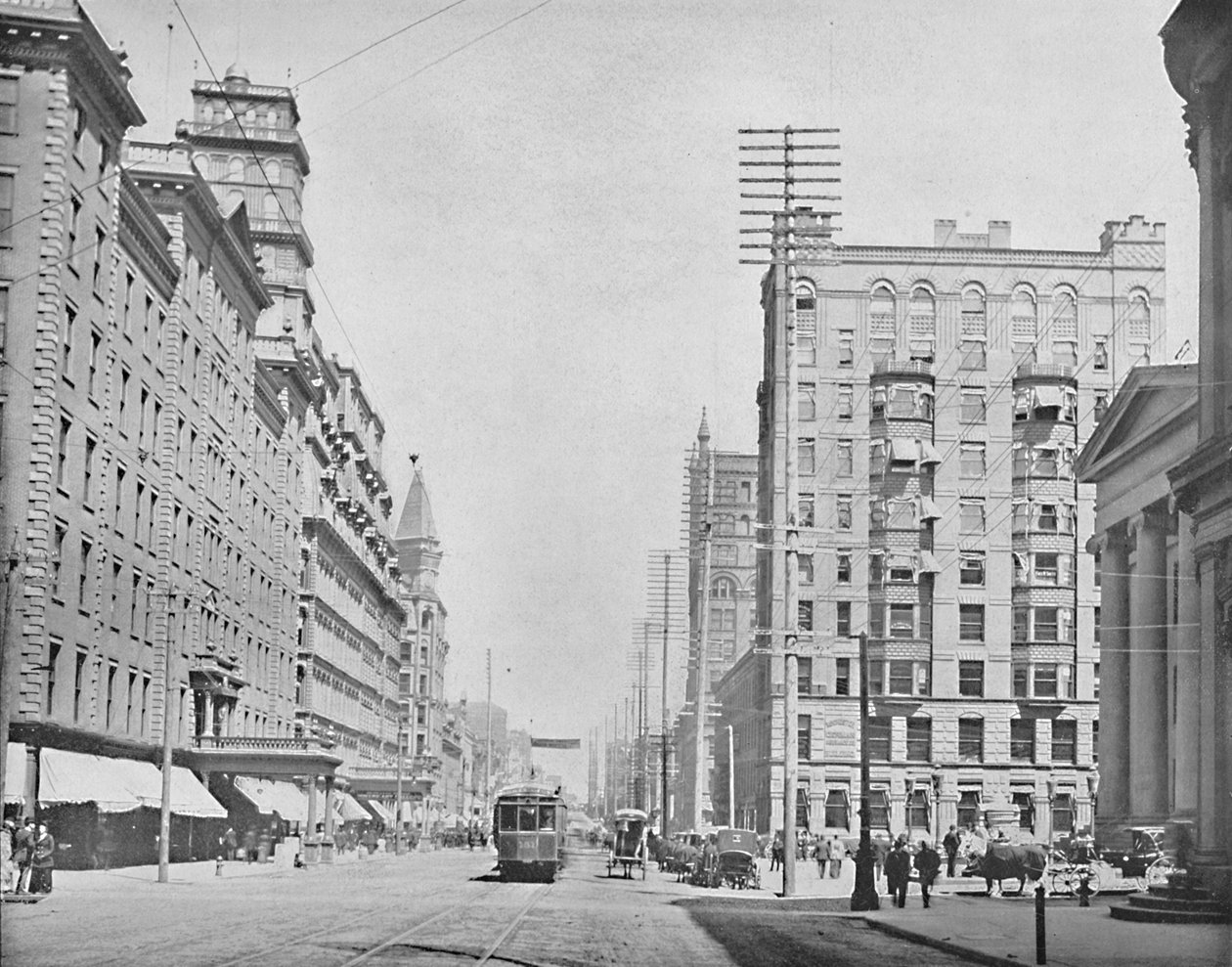 Main Street, Rochester, New York, c1897. av Unbekannt