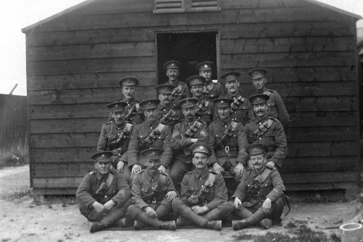 Huvudvakt, kunglig sjödepå, Fleet House och Archcliffe Fort, Dover, c1916 av Unbekannt
