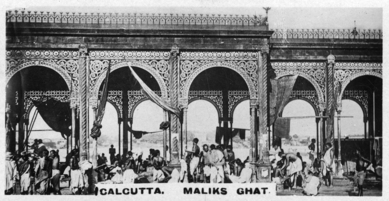 Maliks Ghat, Calcutta, Indien, c1925 av Unbekannt