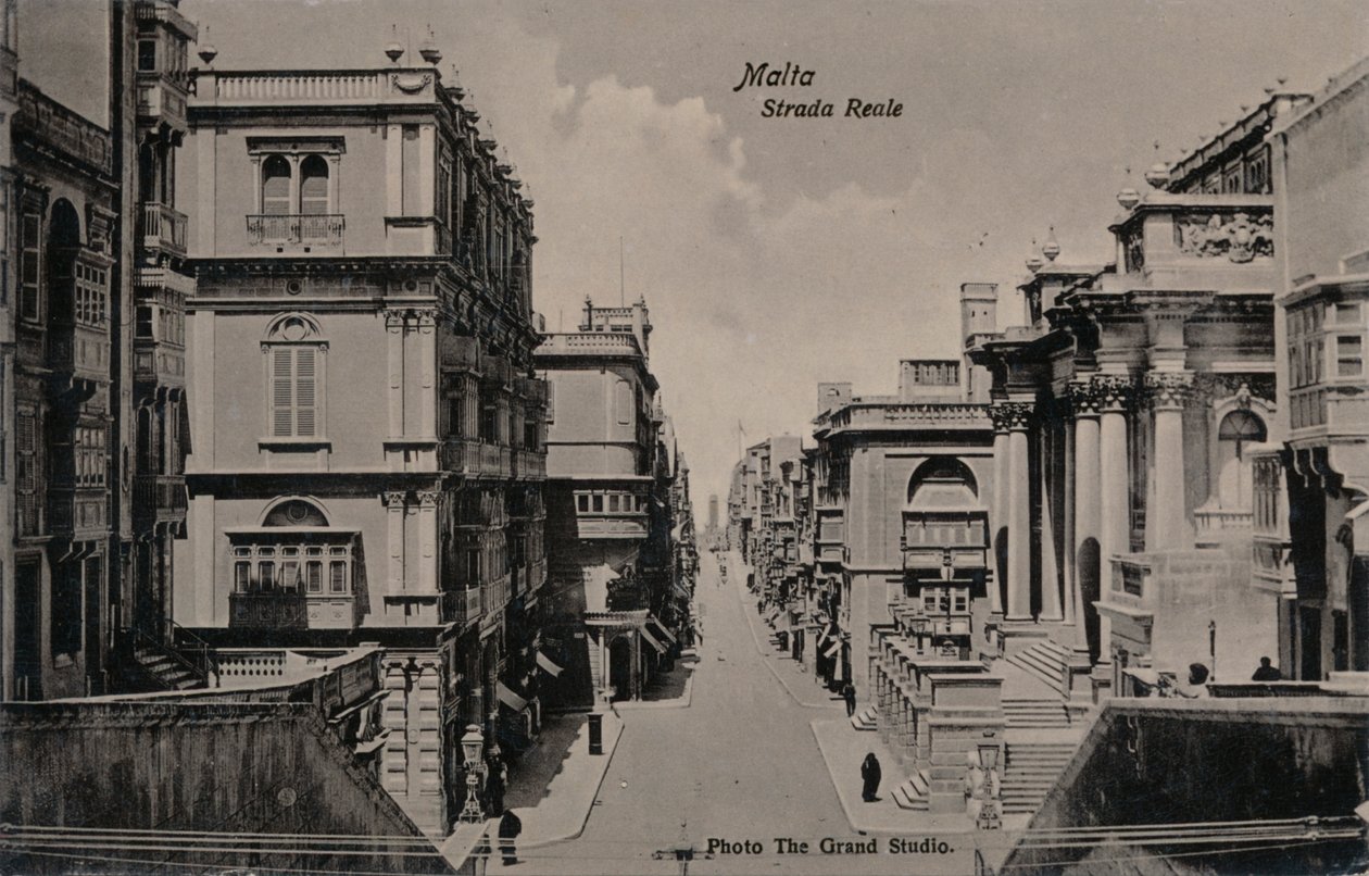 Malta - Royal Route, c1900 av Unbekannt