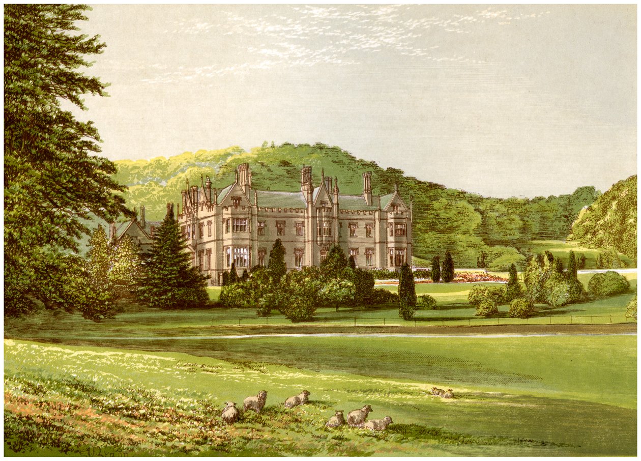 Mamhead, Devon, hem för Baronet Newman, c1880 av Unbekannt