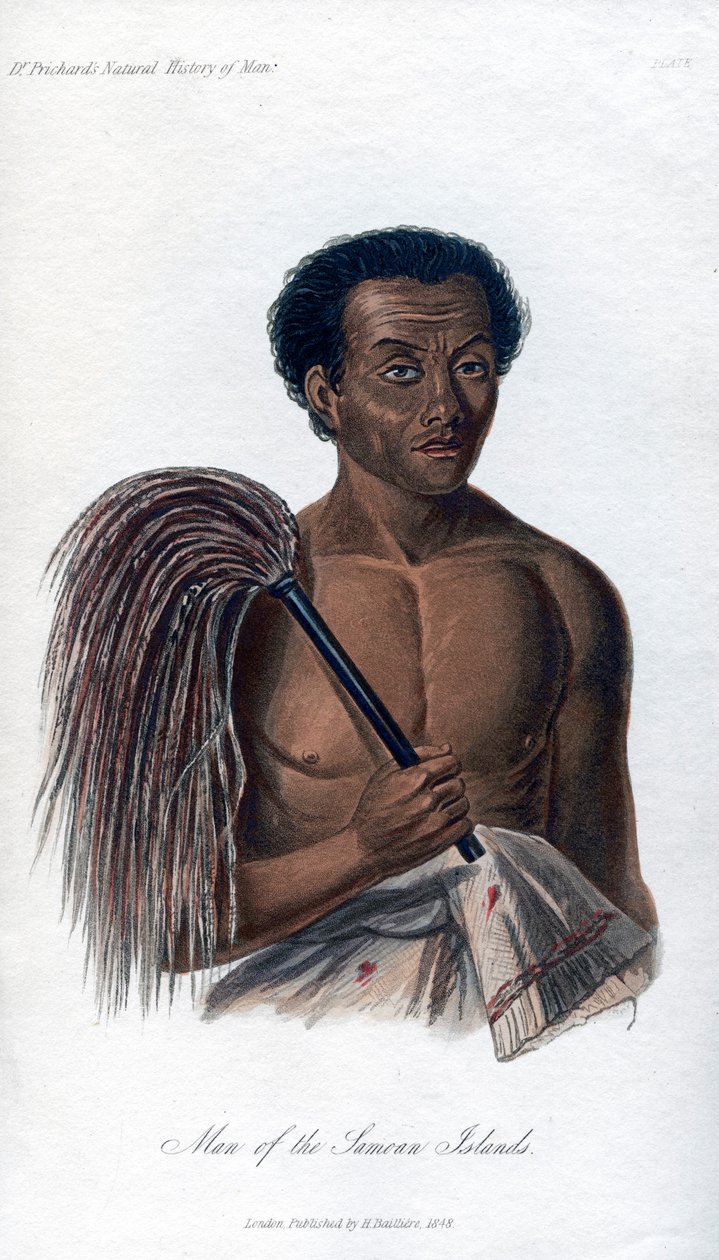 Man från de samoanska öarna, 1848 av Unbekannt