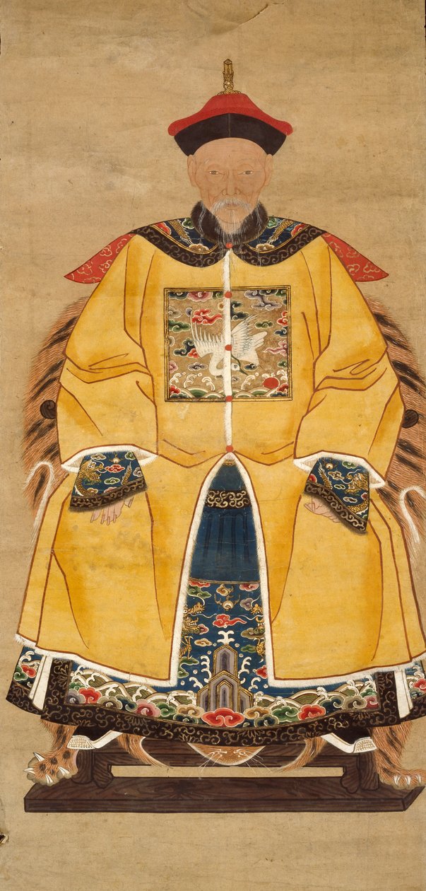 Man i klänning av en tjänsteman av sjätte rangen, 1800-talet av Unbekannt