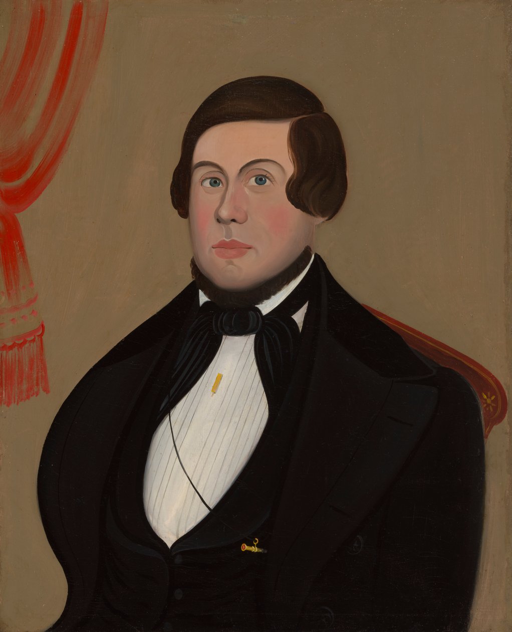 Man med guldpenna, ca. 1850. av Unbekannt