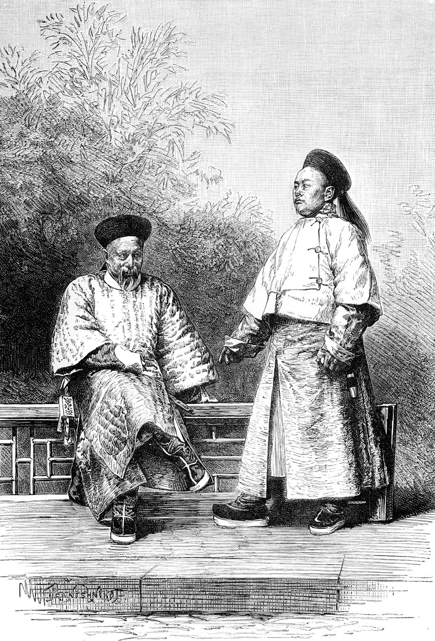 Manchu ministrar, chefer för bankirer, c1890 av Unbekannt