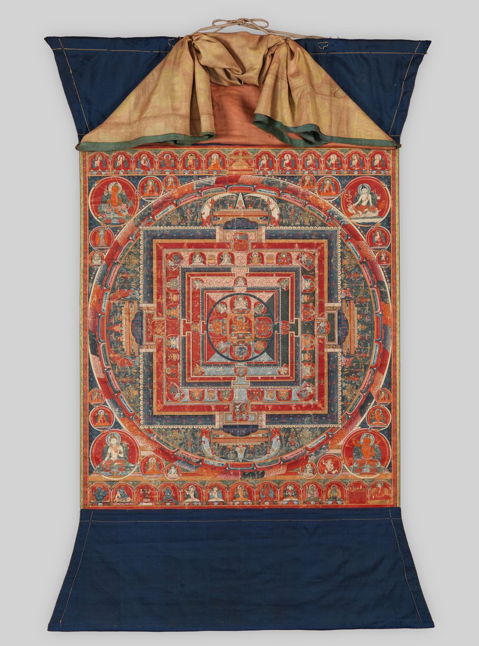 Mandala of the Forms of Manjushri, Bodhisattva of Transcendent Wisdom, sent 1300-tal. av Unbekannt