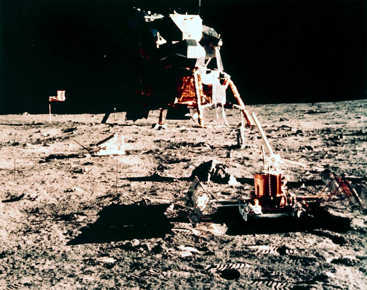 Bemannad rymdflygning, USA, Apollo 11 Apollo 11 månexperiment av Unbekannt