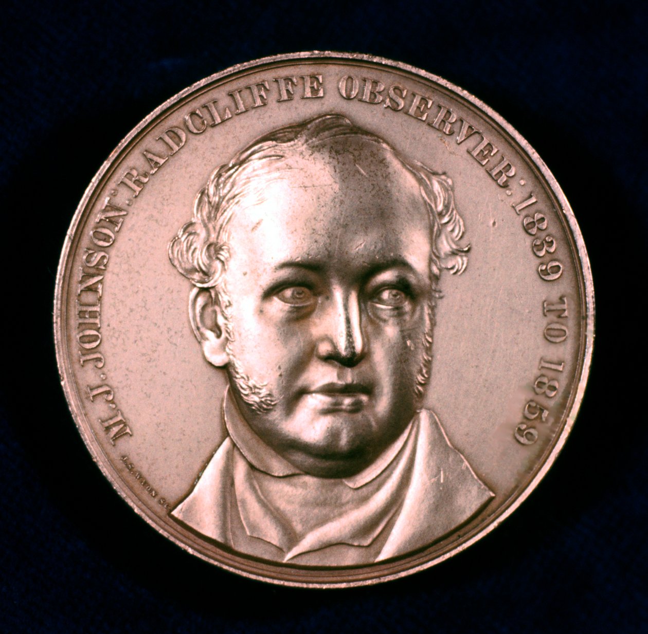 Manuel John Johnson, engelsk astronom, 1862 av Unbekannt