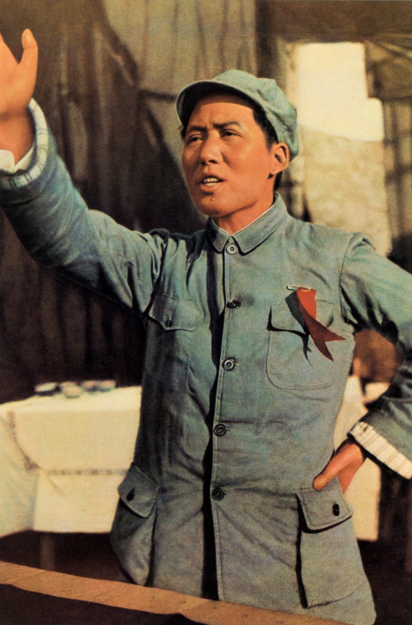 Mao Zedong, kinesisk kommunistisk revolutionär och ledare, c1920-c1940s av Unbekannt