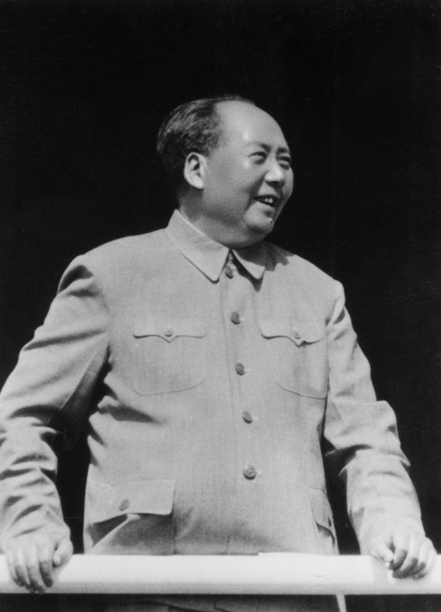 Mao Zedong, kinesisk kommunistisk revolutionär och ledare, c1950-c1960s av Unbekannt