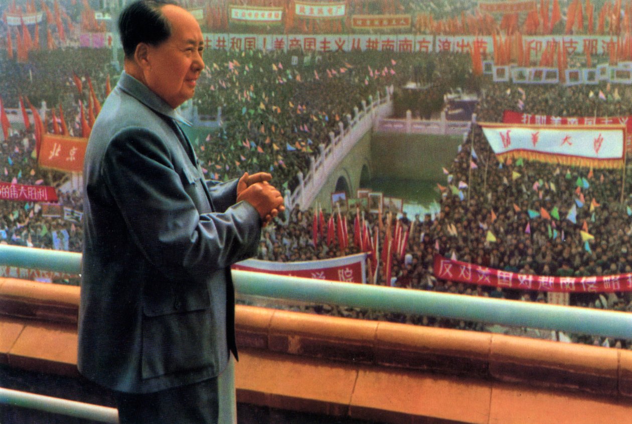 Mao Zedong, kinesisk kommunistisk revolutionär och ledare, c1950-c1960s av Unbekannt