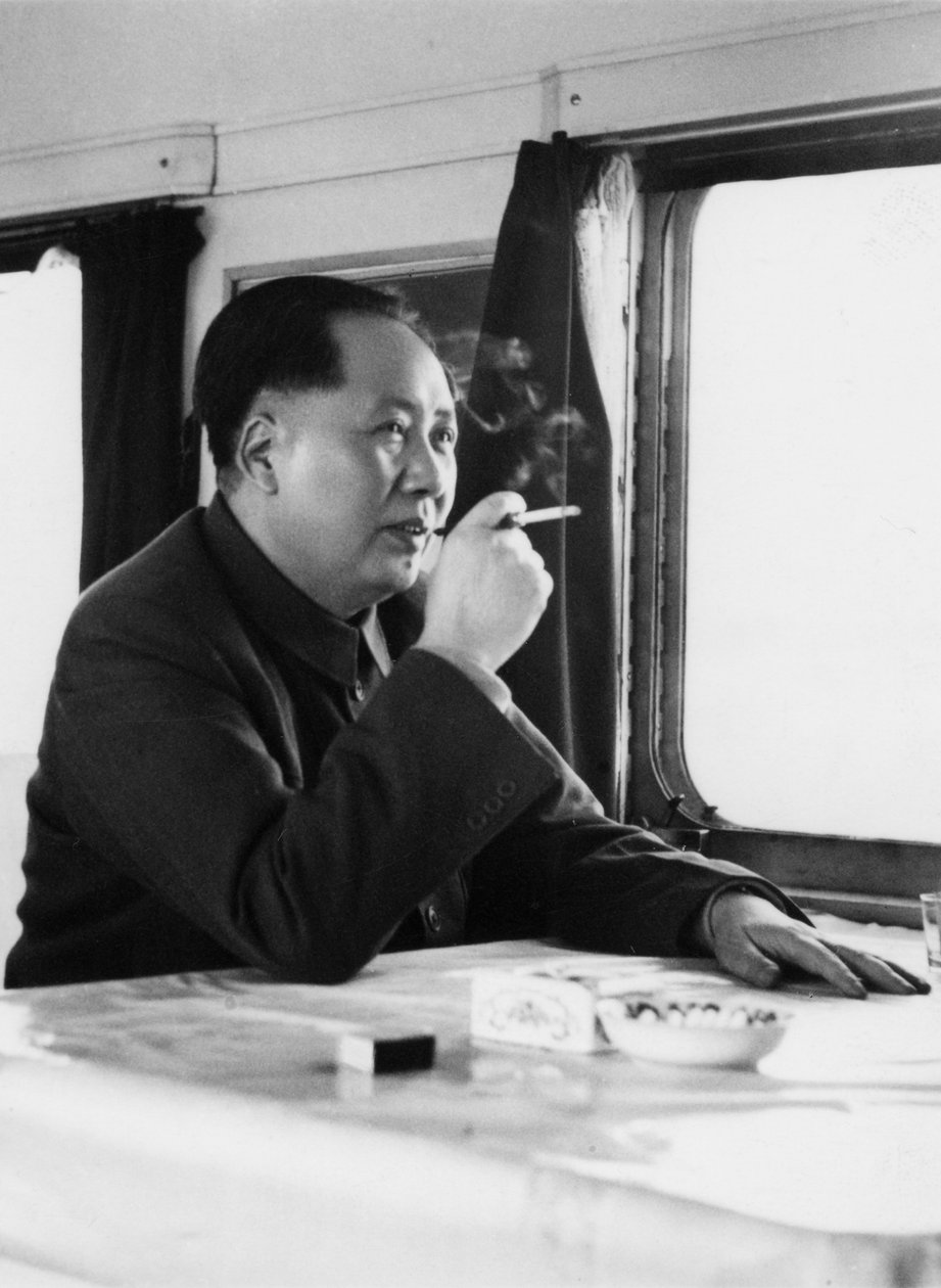 Mao Zedong, kinesisk kommunistisk revolutionär och ledare, c1950-talet av Unbekannt