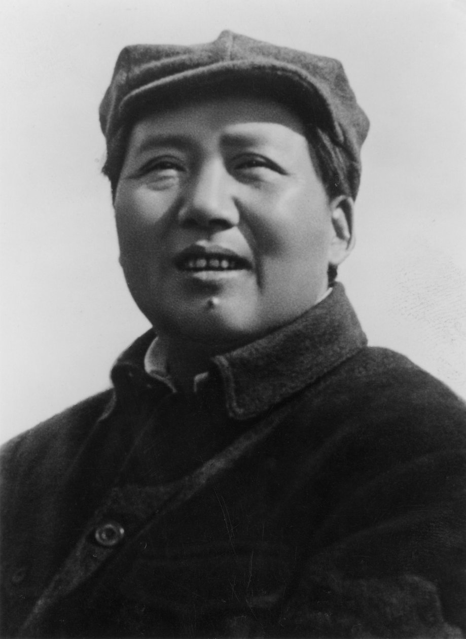 Mao Zedong, kinesisk kommunistisk revolutionär och ledare, c1950-talet av Unbekannt
