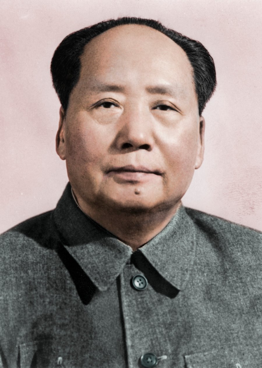 Mao Zedong, kinesisk kommunistisk revolutionär och ledare, c1950-talet av Unbekannt