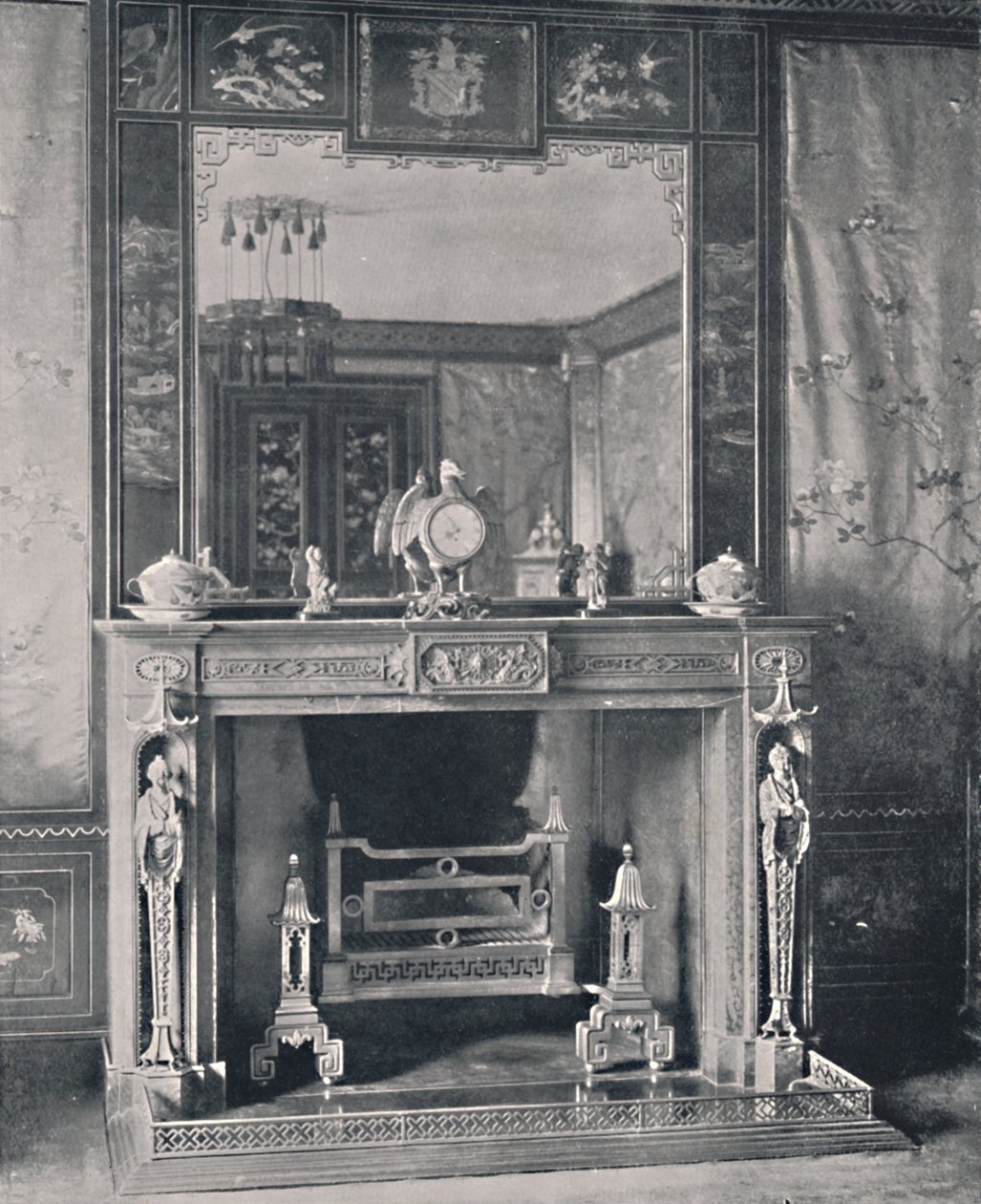 Marmormantel, 1939 av Unbekannt