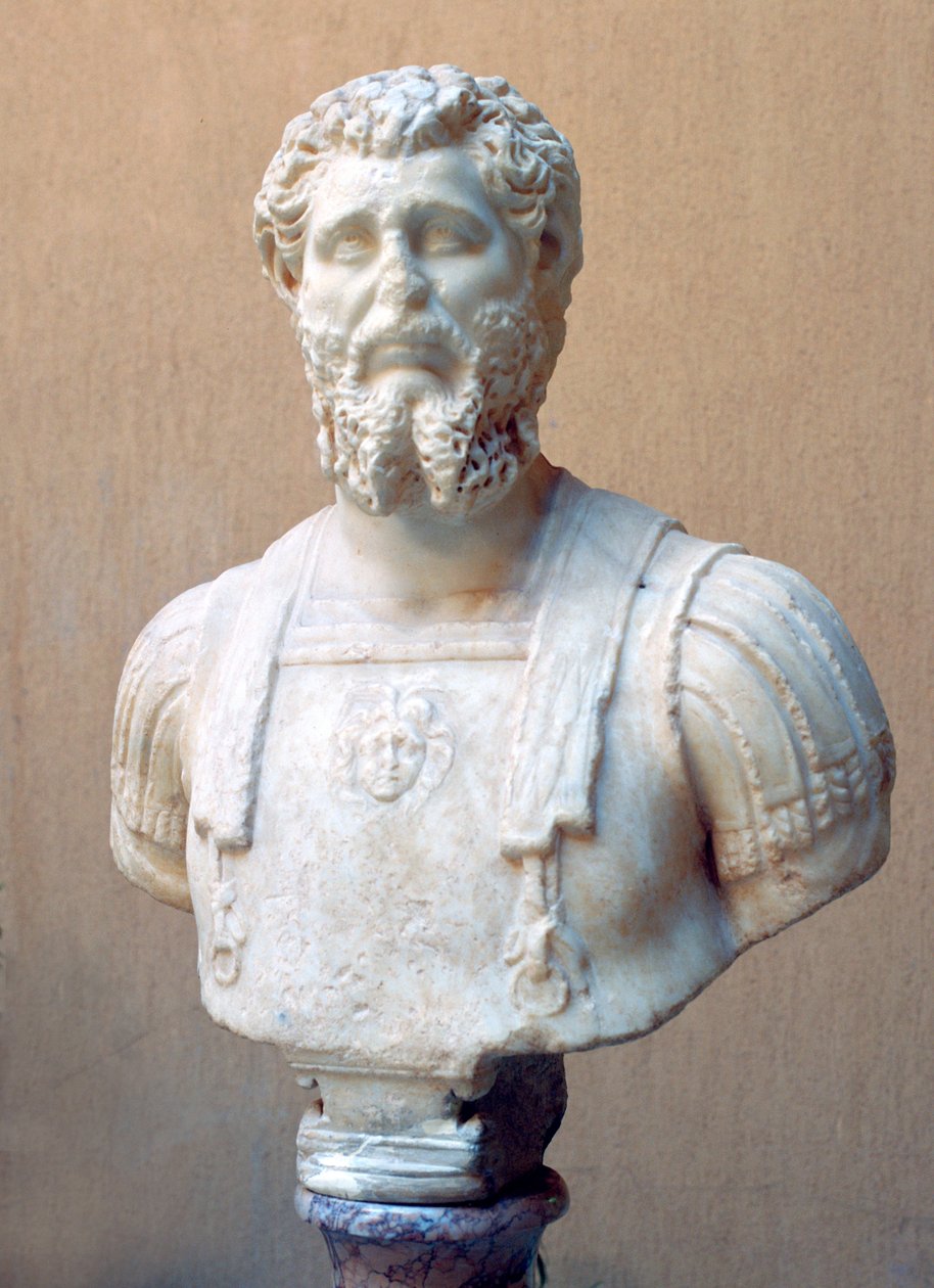 Marmorbyst av den romerske kejsaren Lucius Septimius Severus av Unbekannt