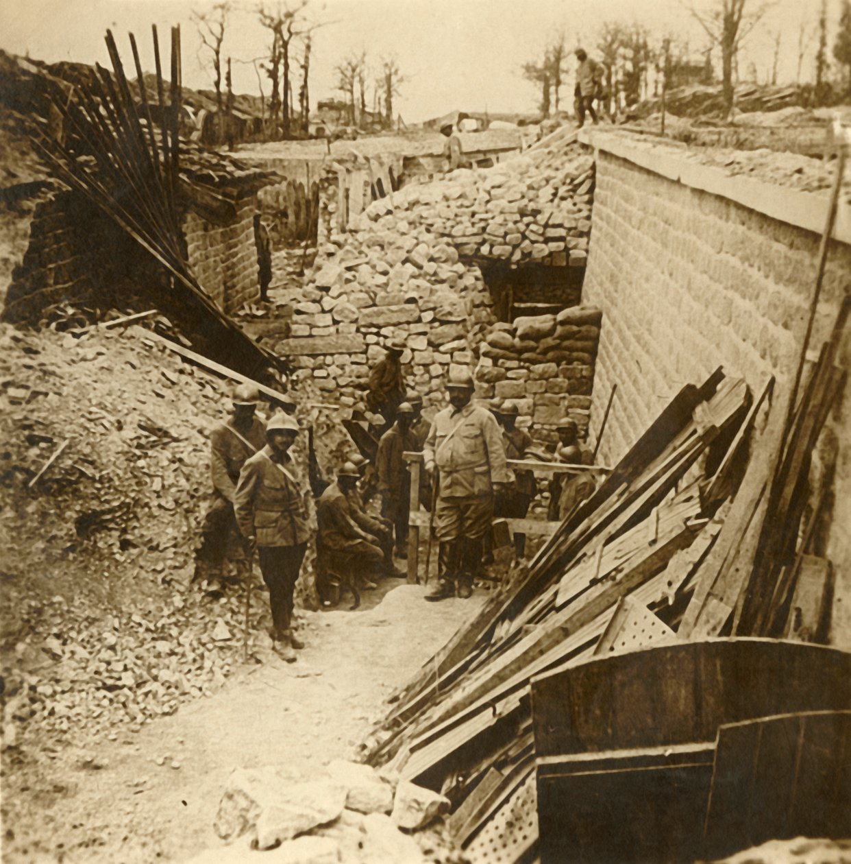 Marceau Barracks, Verdun, norra Frankrike, 1916 av Unbekannt