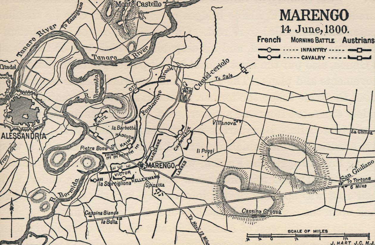 Marengo - 14 juni, 1800 Morgon Battle, 1896 av Unbekannt