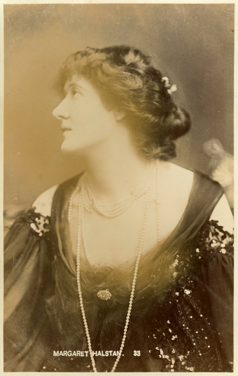 Margaret Halstan, brittisk skådespelerska, ca 1900-talet av Unbekannt
