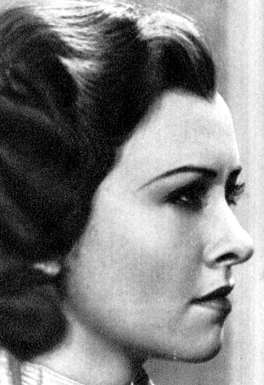 Margaret Lindsay, amerikansk skådespelerska, 1934-1935 av Unbekannt