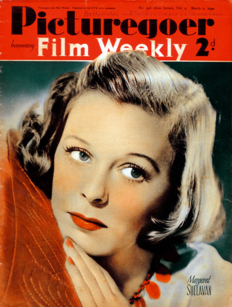 Margaret Sullavan 1909-1960, amerikansk skådespelerska, 1940 av Unbekannt