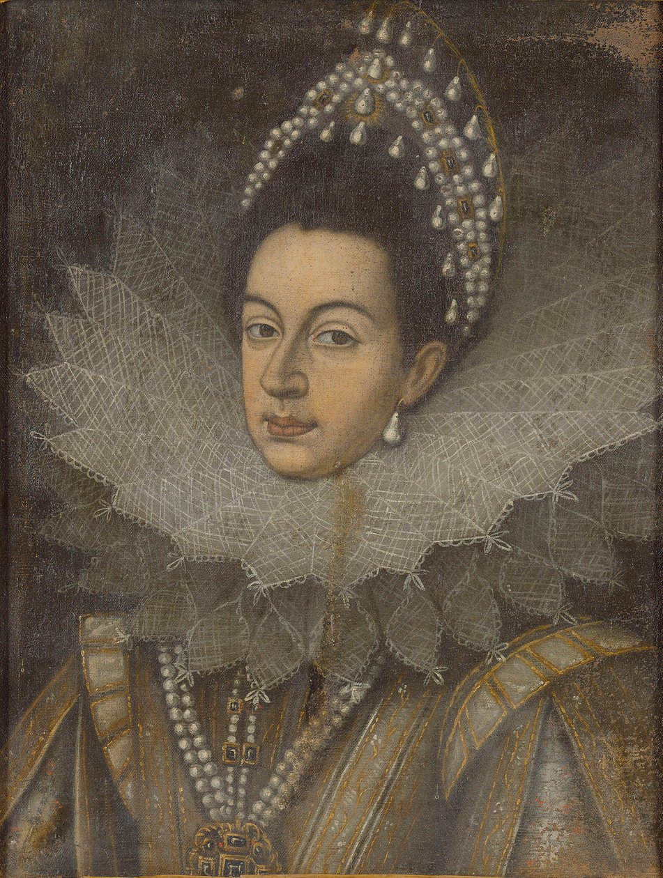Margareta av Savojen 1589-1655, hertiginna av Mantua och Montferrat, 1600-talet. av Unbekannt