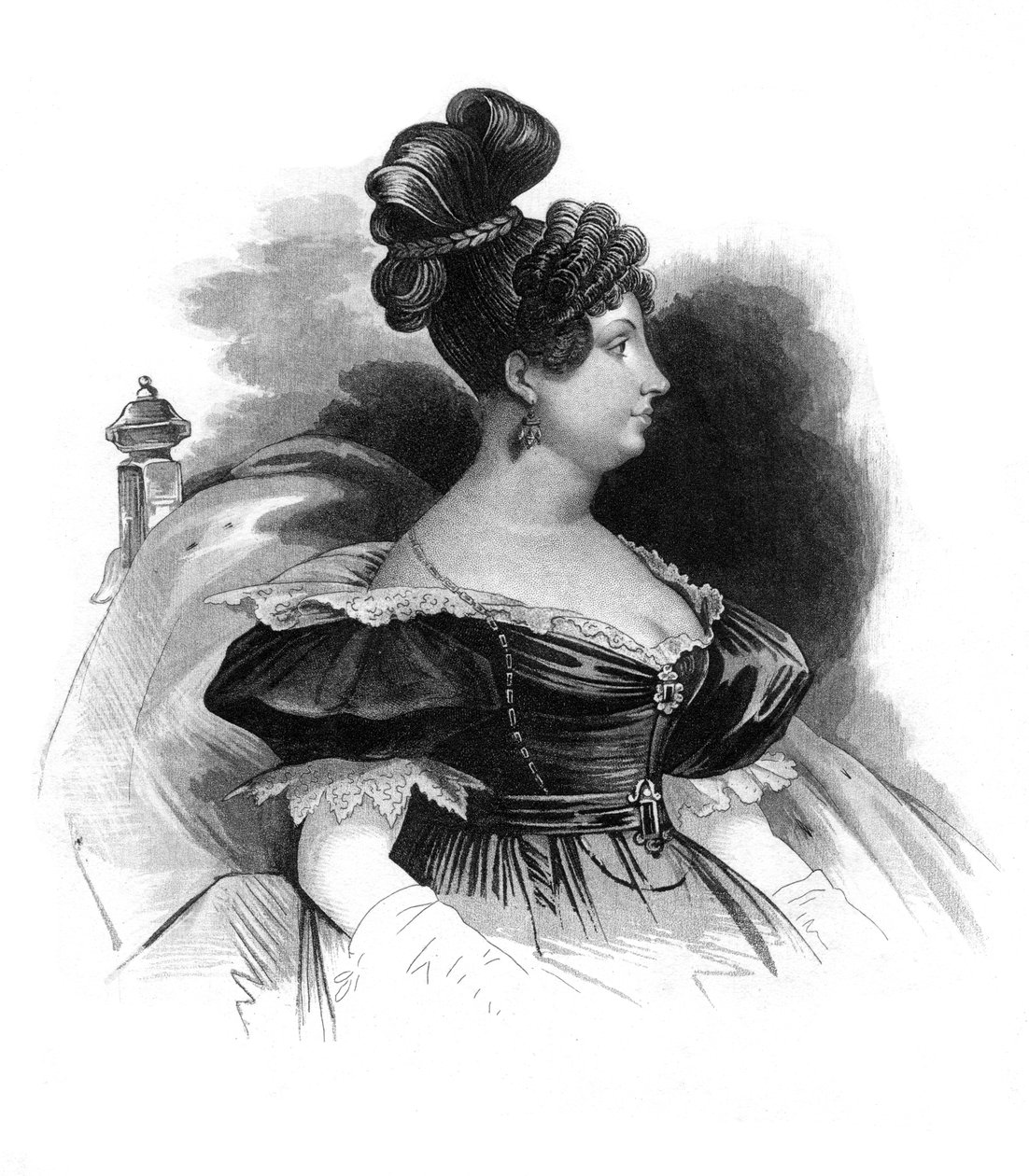 Maria Isabella, Infanta av Spanien, drottning av de två Sicilierna av Unbekannt